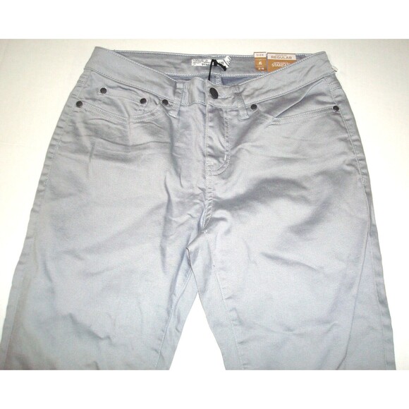 New NWT Womens 6 28 Prana Kayla Jeans Denim Storm Cloud Light Gray 28 X 32 Stret - Picture 3 of 5